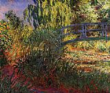 Claude Monet Path along the Water-Lily Pond painting